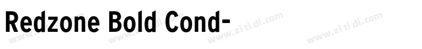 Redzone Bold Cond字体转换